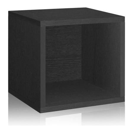 Way Basics Way Basics Eco Stackable Storage Cube, Black BS-285-340-320-BK